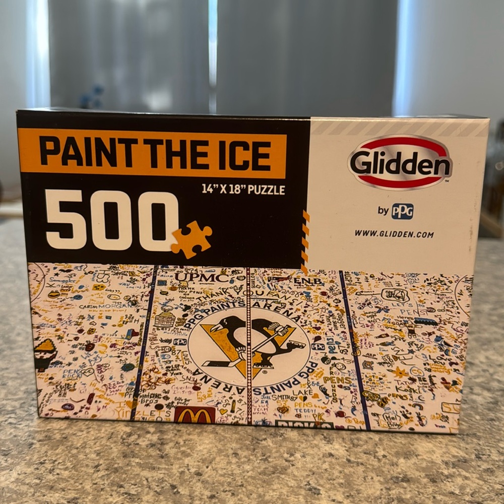 Glidden 500 Pieces Pittsburgh Penguins Puzzle